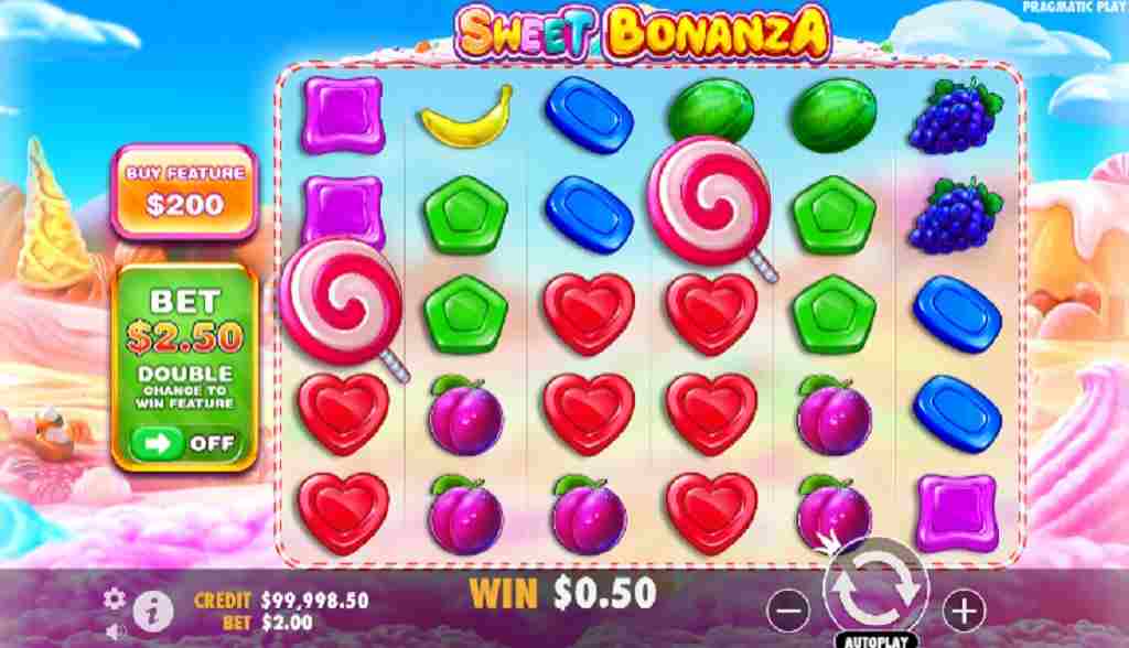 Игровой автомат Sweet Bonanza (Pragmatic Play) на деньги в рублях